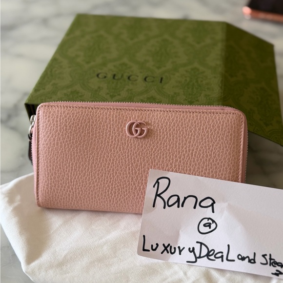 Gucci Pink Leather Wallet - Picture 4 of 4